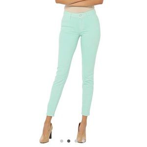 Roberto Cavalli turquoise skinny jeans
